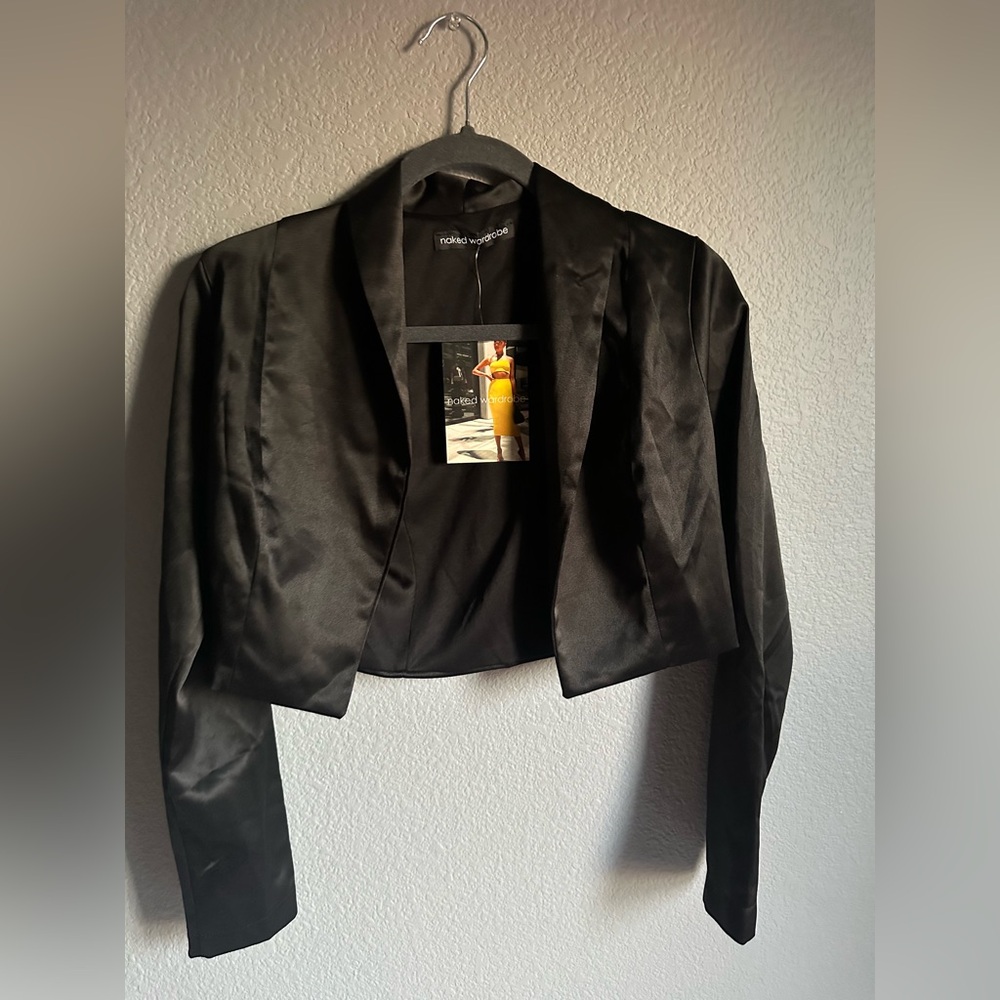 Naked Wardrobe Crop Blazer